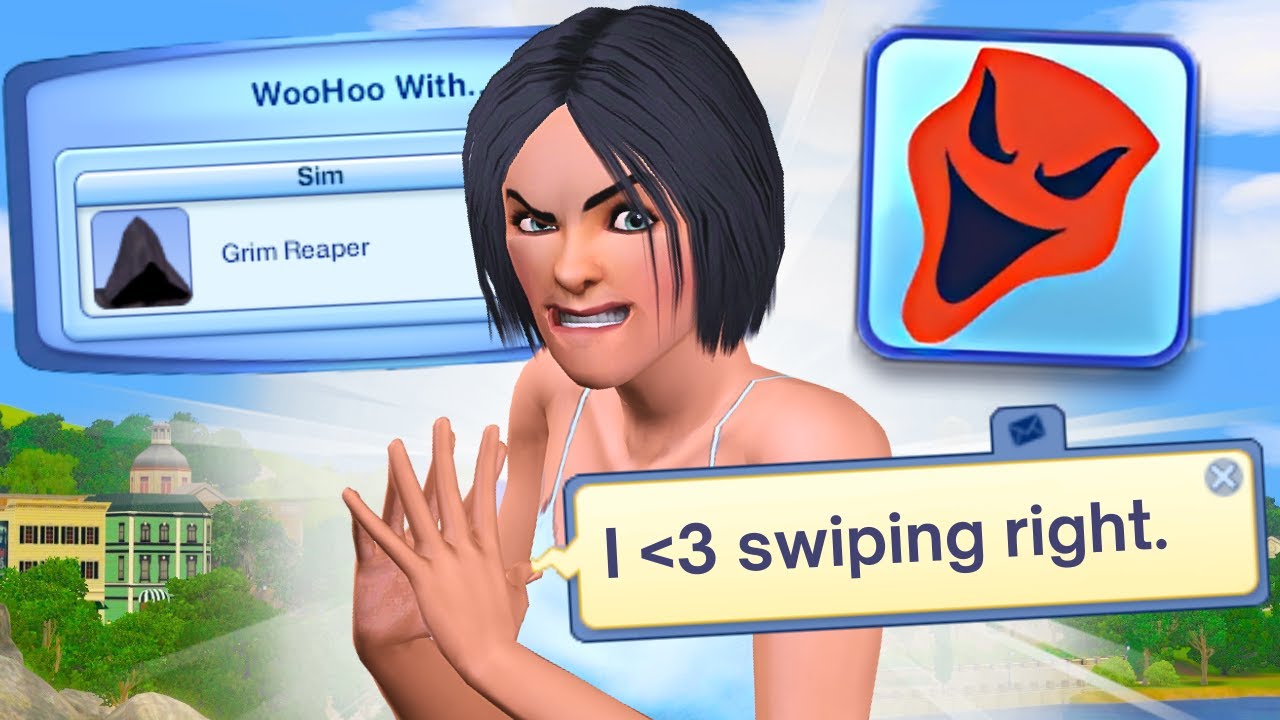 Using The Sims 3's dating app to murder cheaters