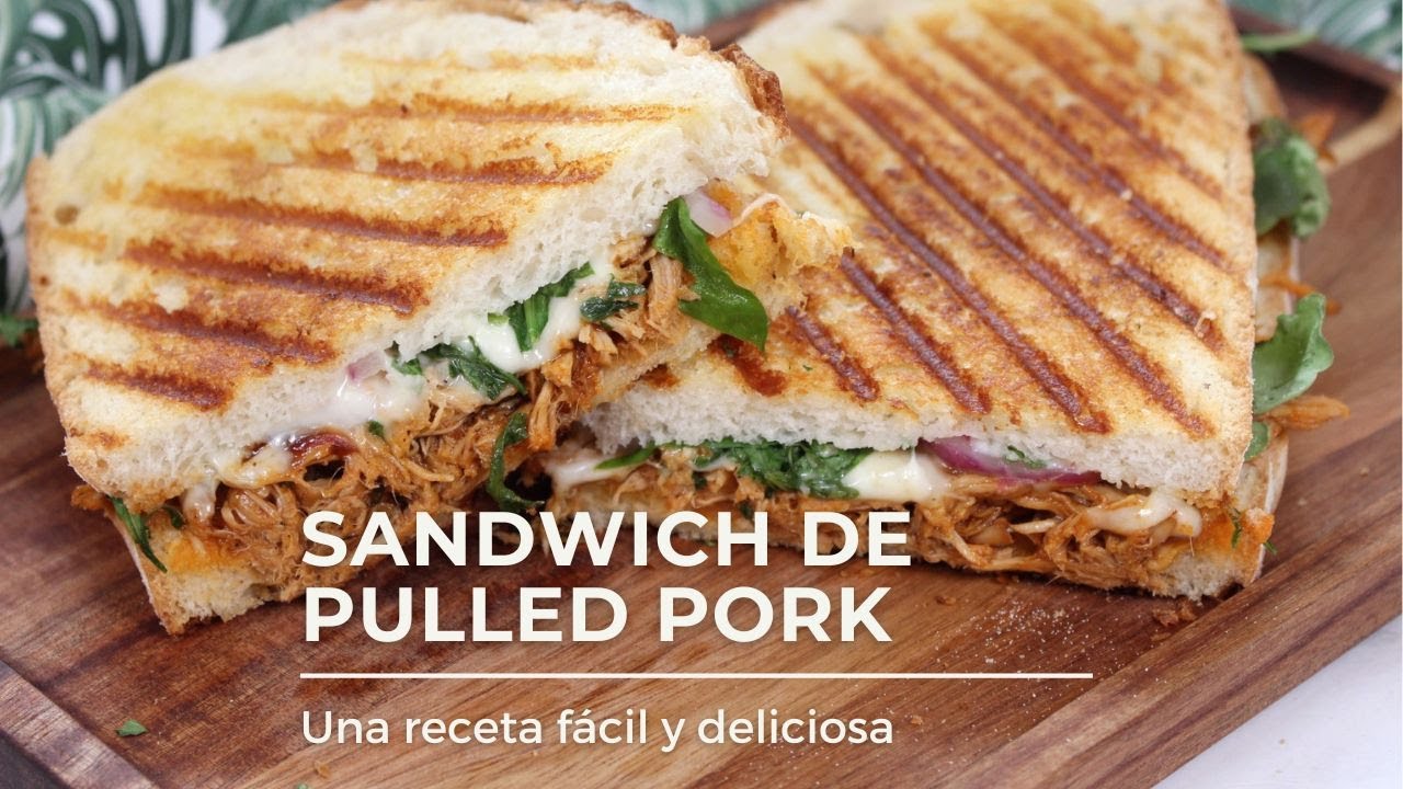 🥪Mira este delicioso SANDWICH DE PULLED PORK casero🥪 #receta #recetafacil #sandwich