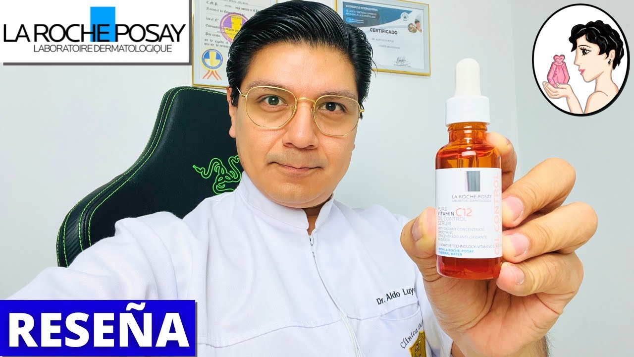 🤫La VERDAD de LA ROCHE-POSAY Pure Vitamin C12 OIL CONTROL Serum✅Anti Wrinkle Serum Review