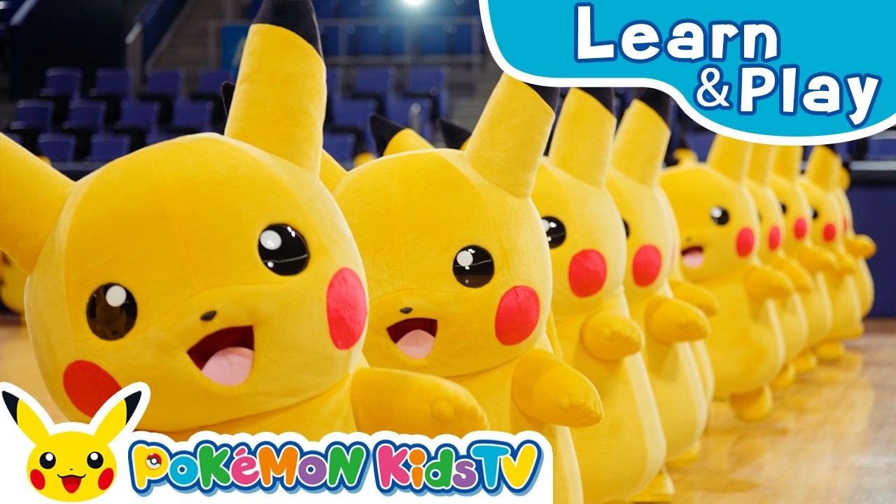 30 Pikachu Perform a March! | Learn & Play with Pok&eacute;mon | Pok&eacute;mon Kids TV​