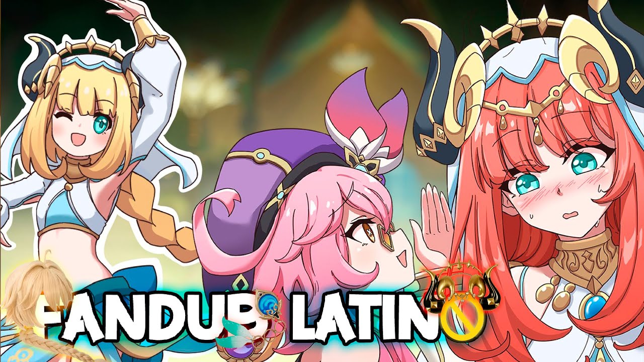 ¿Nilou quiere una HIJA con Aether? 🫣❤️ / Fandub Español #genshinimpact #fandub