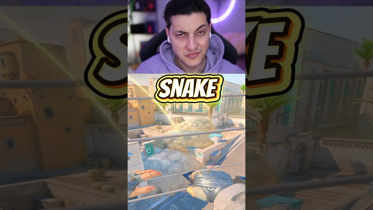 Dust2 Snake Smoke for A Side 😶&zwj;🌫️
