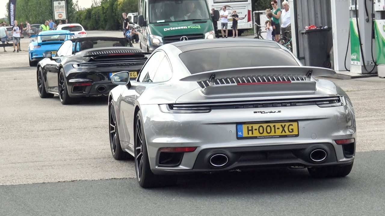 Porsche 992 Turbo S - Revs, FAST Accelerations, Fly-By on track Etc!