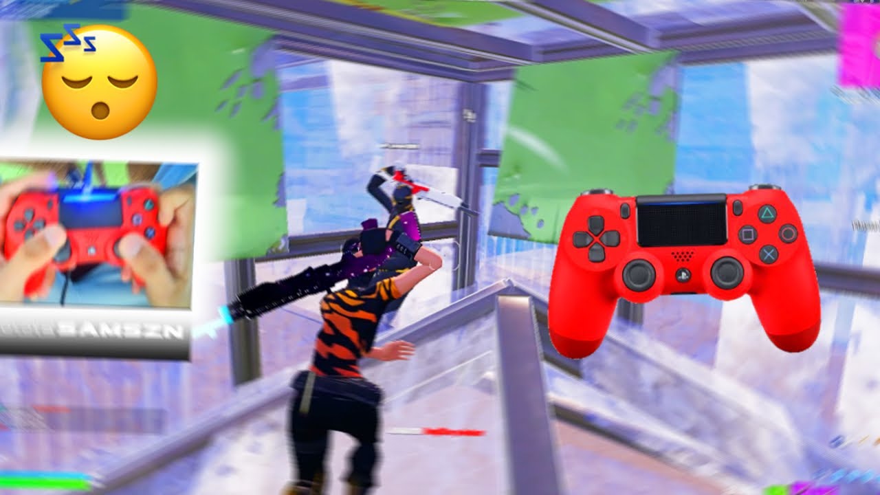 PS4 DualSense Controller ASMR 😴 Fortnite Tilted Towers HandCam 🎮 240fps