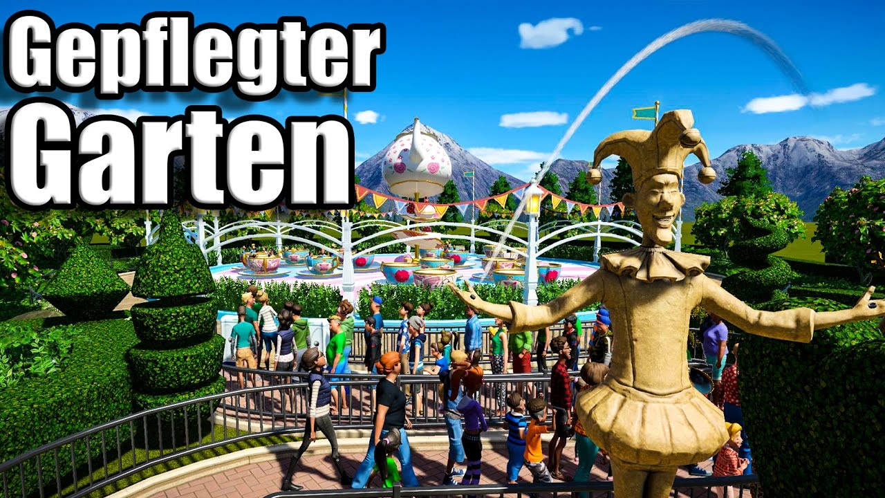 Planet Coaster Deutsch #2 - Ein schöner Garten  - HERAUSFORDERUNG - German Let's Play / Gameplay