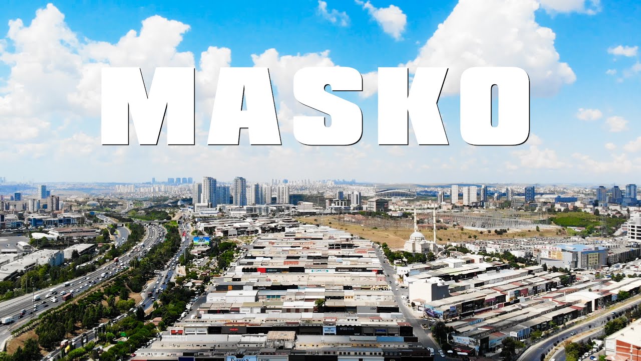 Masko Мебельный Городок в Стамбуле, Турция - Турецкая Мебель - Мебельный Центр - Аэросъемка