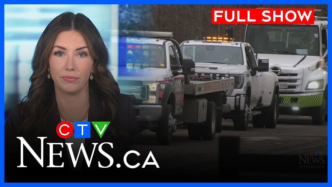Memorial tow truck procession and shelter delays | CTV News Kitchener at Five for Jan. 12, 2026