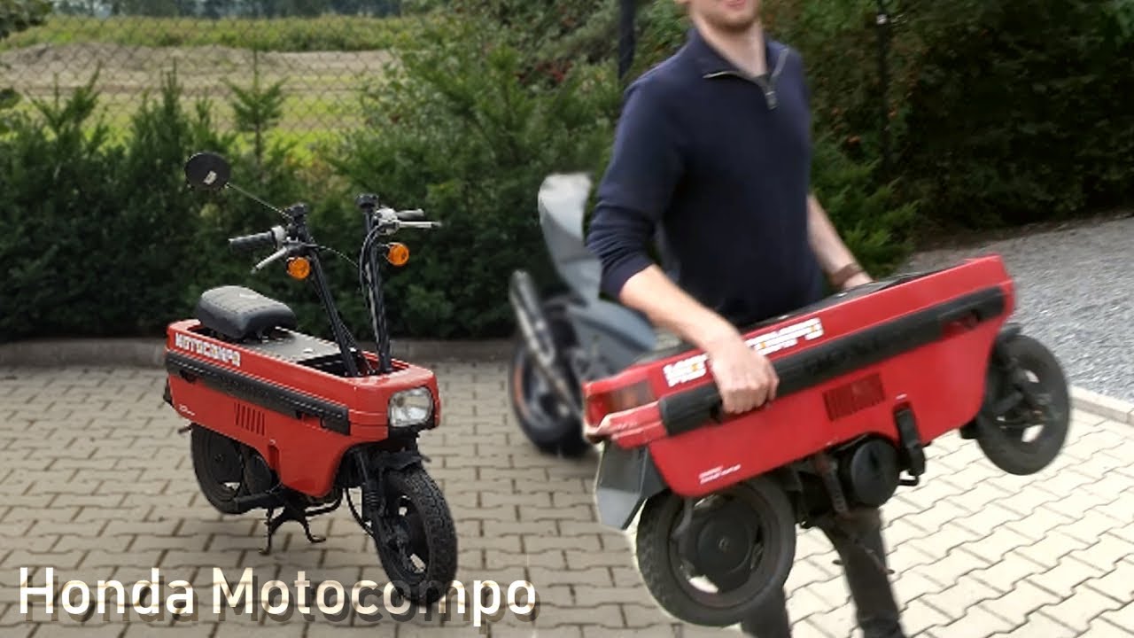 Ik heb een oude Japanse vouwscooter gekocht.