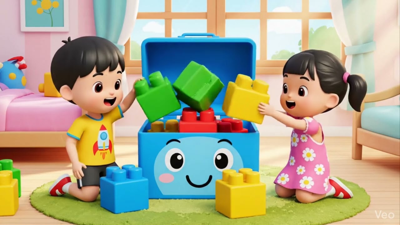 Clean Up Song for Kids | Tidy Up Toys | Preschool Routine Song
