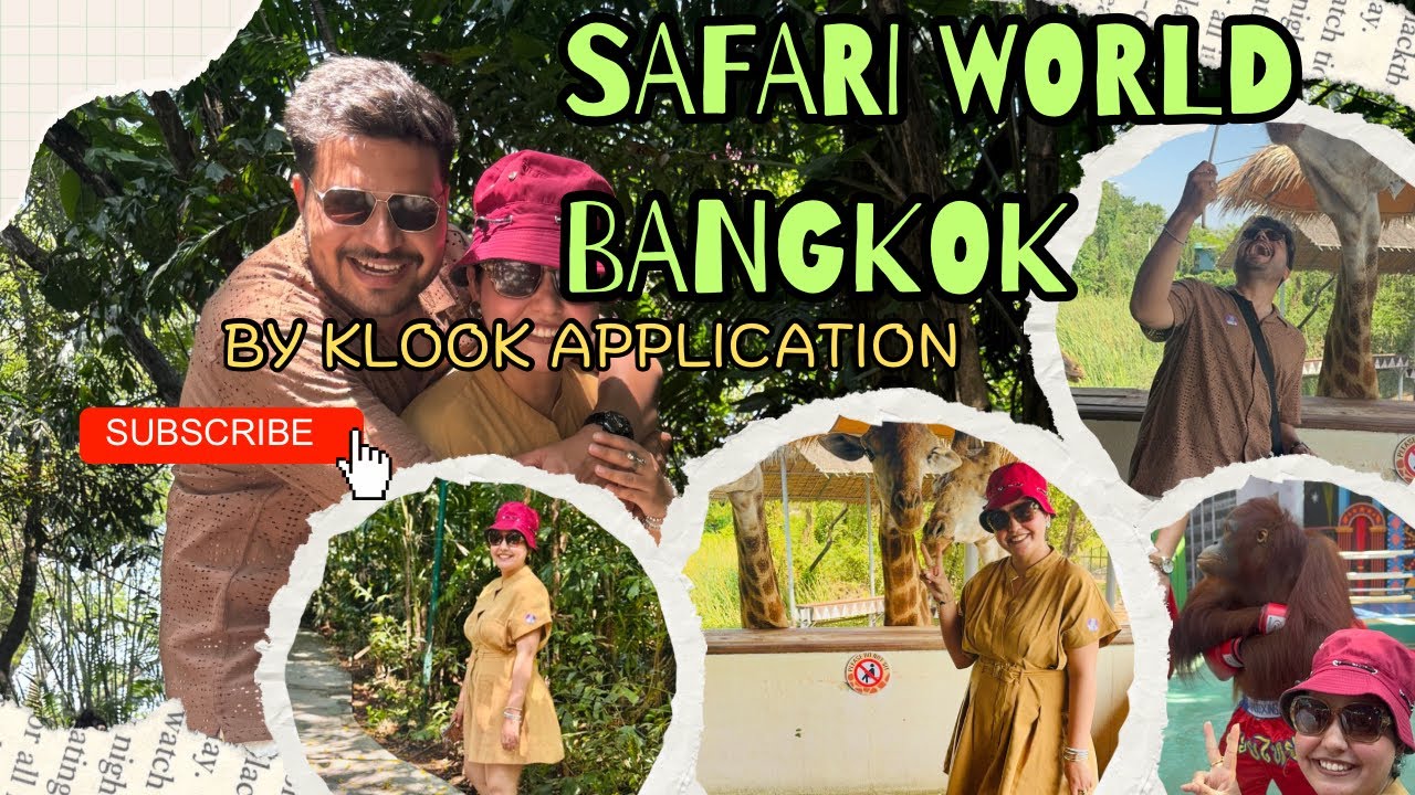 Safari World Bangkok Vlog | Safari Park & Marine Park | Klook Booking #safariworld #klook #bangkok