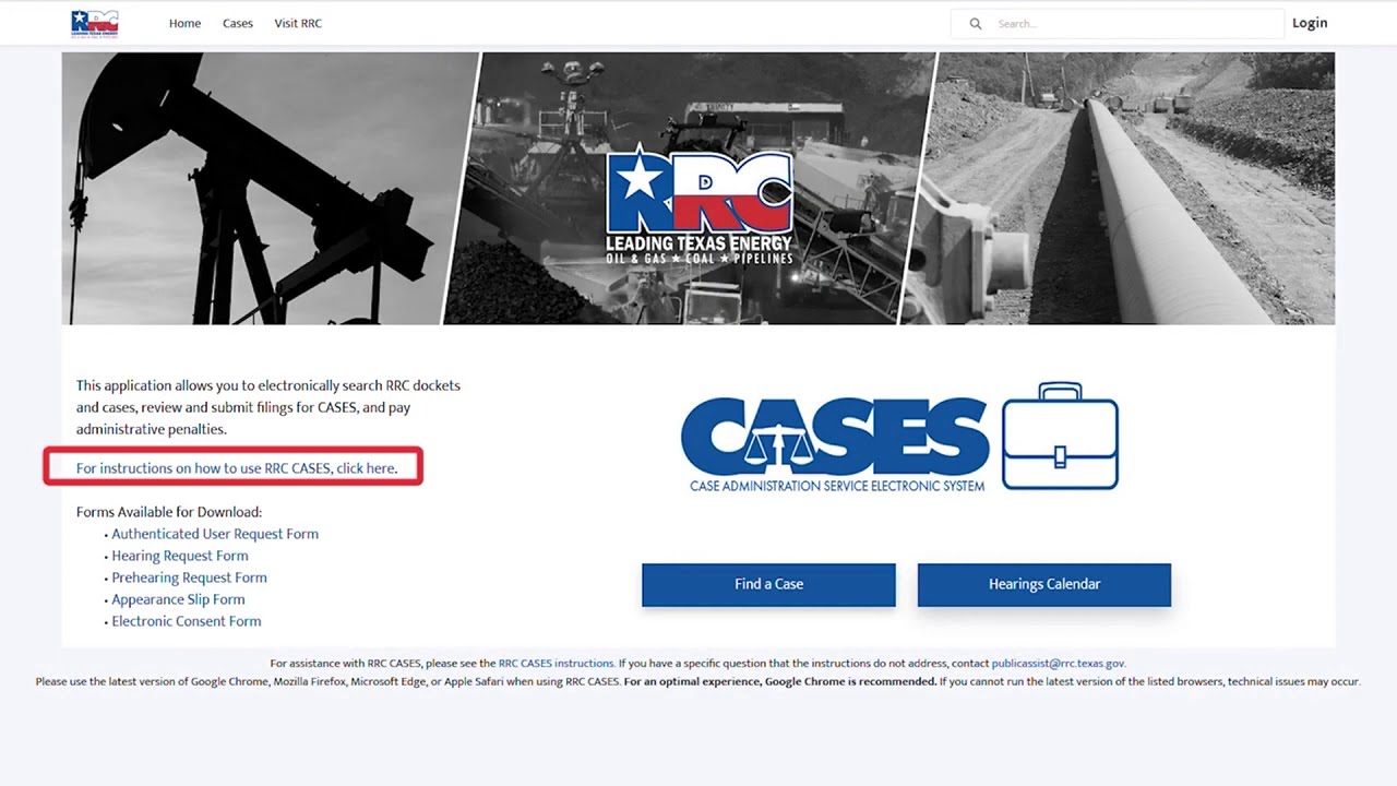 Introducing RRC CASES