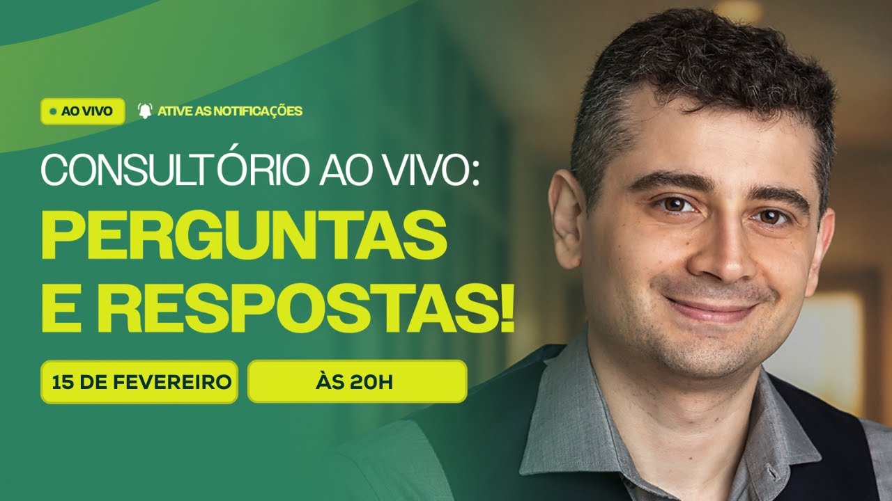 Mega aula: Encerramento da Super Oferta da Escola  + Perguntas e Respostas. | 15.02 às 20h.