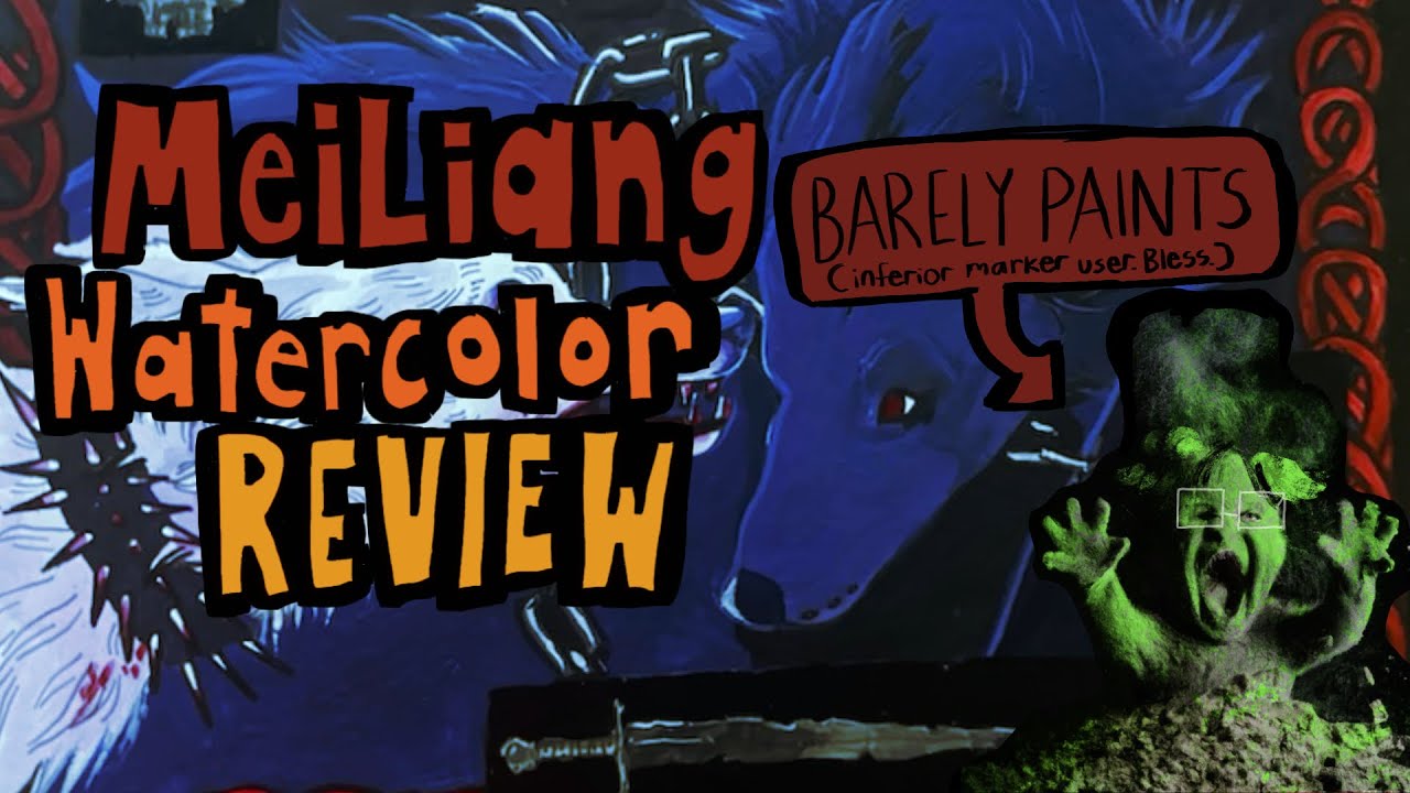 Watercolor painting for the first time in years (Meiliang watercolor review💪)