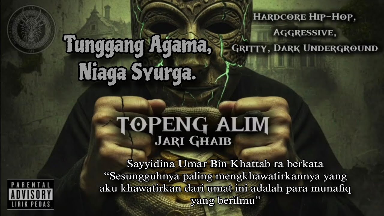 Topeng Alim - Dark Underground | Hardcore Hip Hop | Boom Bap | Gritty - Jari Ghaib
