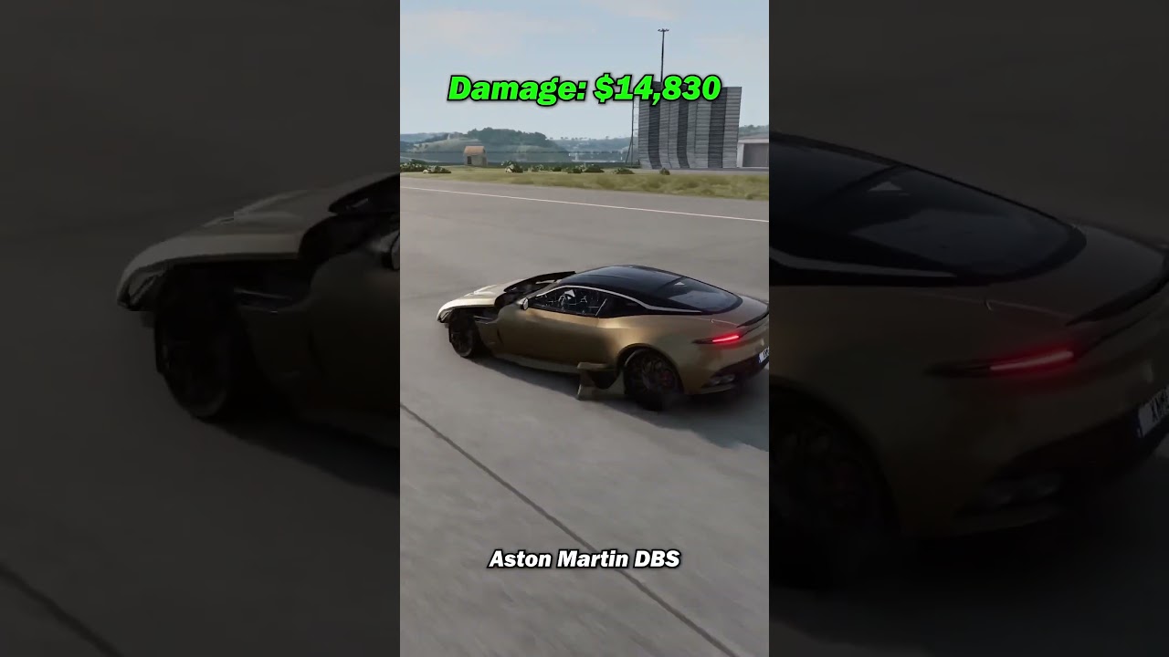 Supercars vs. Speed Bumps #beamngdriving #shorts