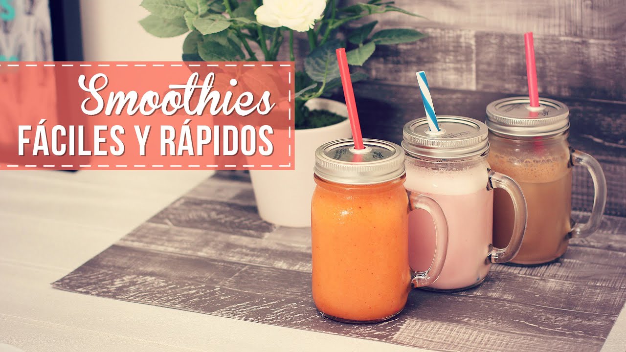 Bebidas fáciles y rápidas para todos los gustos!