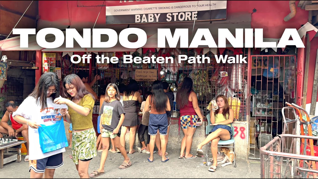 Being Rich in Happiness in Tondo Manila Philippines [4K HDR]
