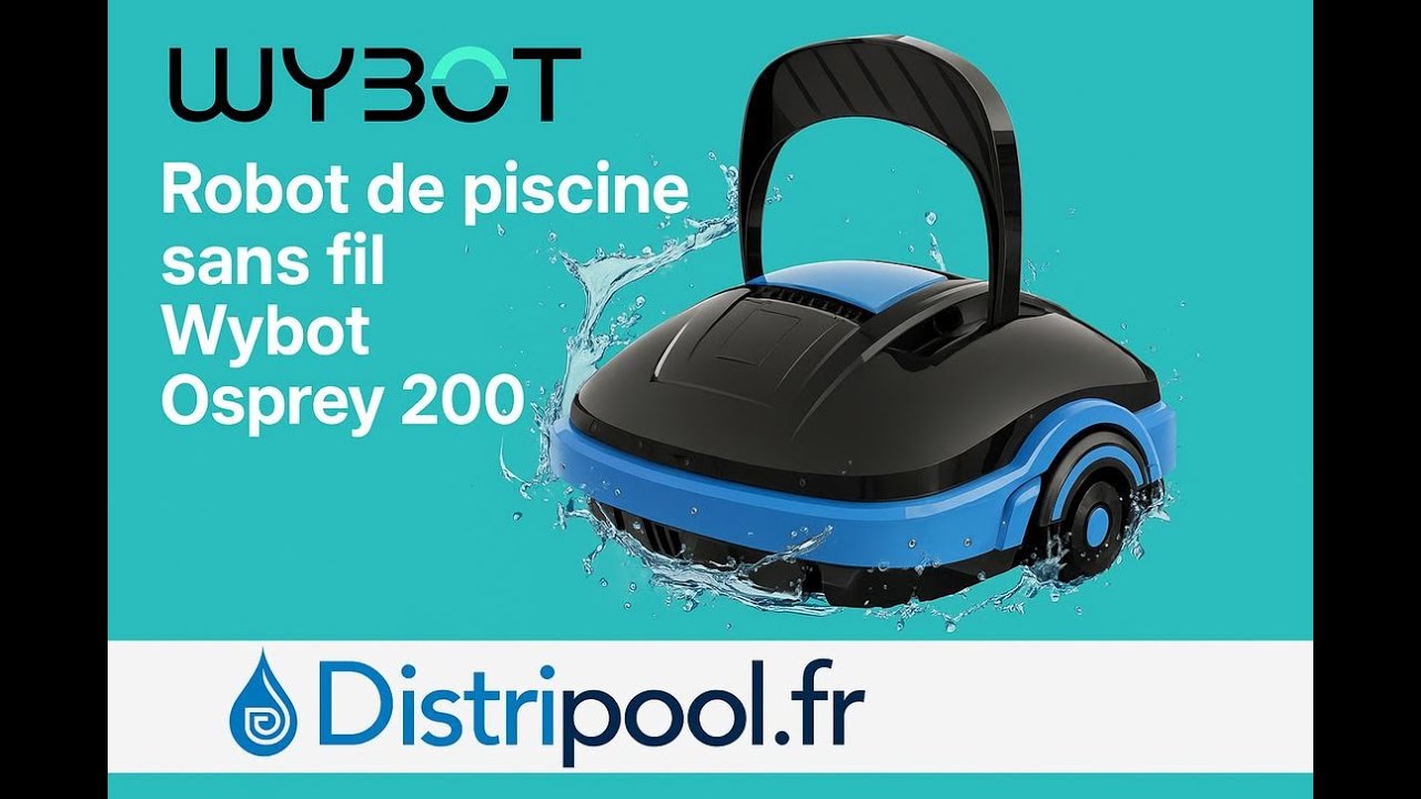 Wybot Osprey 200 💦 Le robot piscine sans fil idéal pour petit budget !