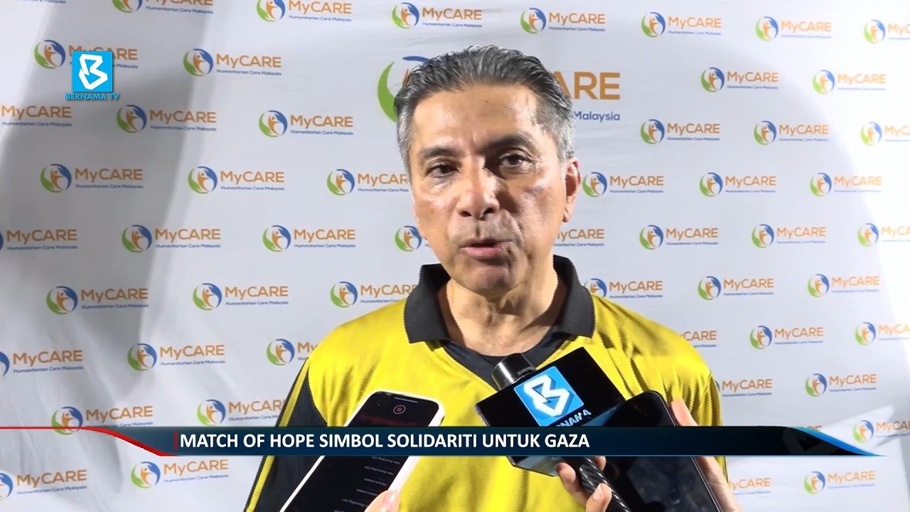 Match of Hope simbol solidariti untuk Gaza