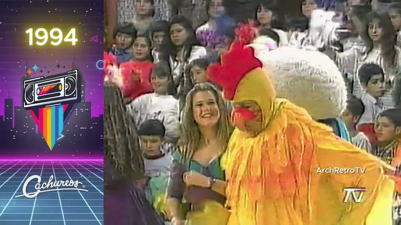 🎶 A Mover el Pollo – Cachureos (1994) | Re- escalado 1080p60 | ArchRetroTV