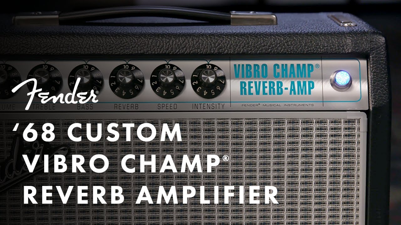 Усилитель реверберации Custom Vibro Champ '68 | Усилители Fender | Fender