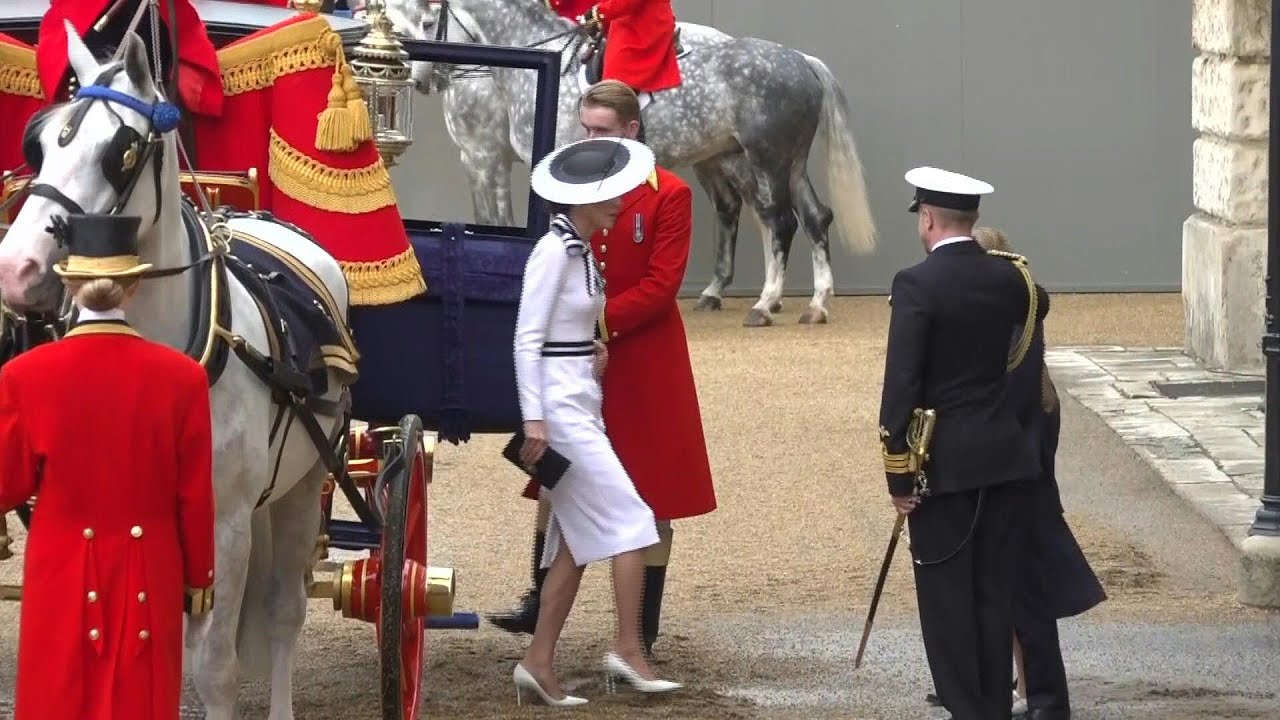 UK Princess of Wales arrives at Trooping the Colour, her first public event in six months | AFP