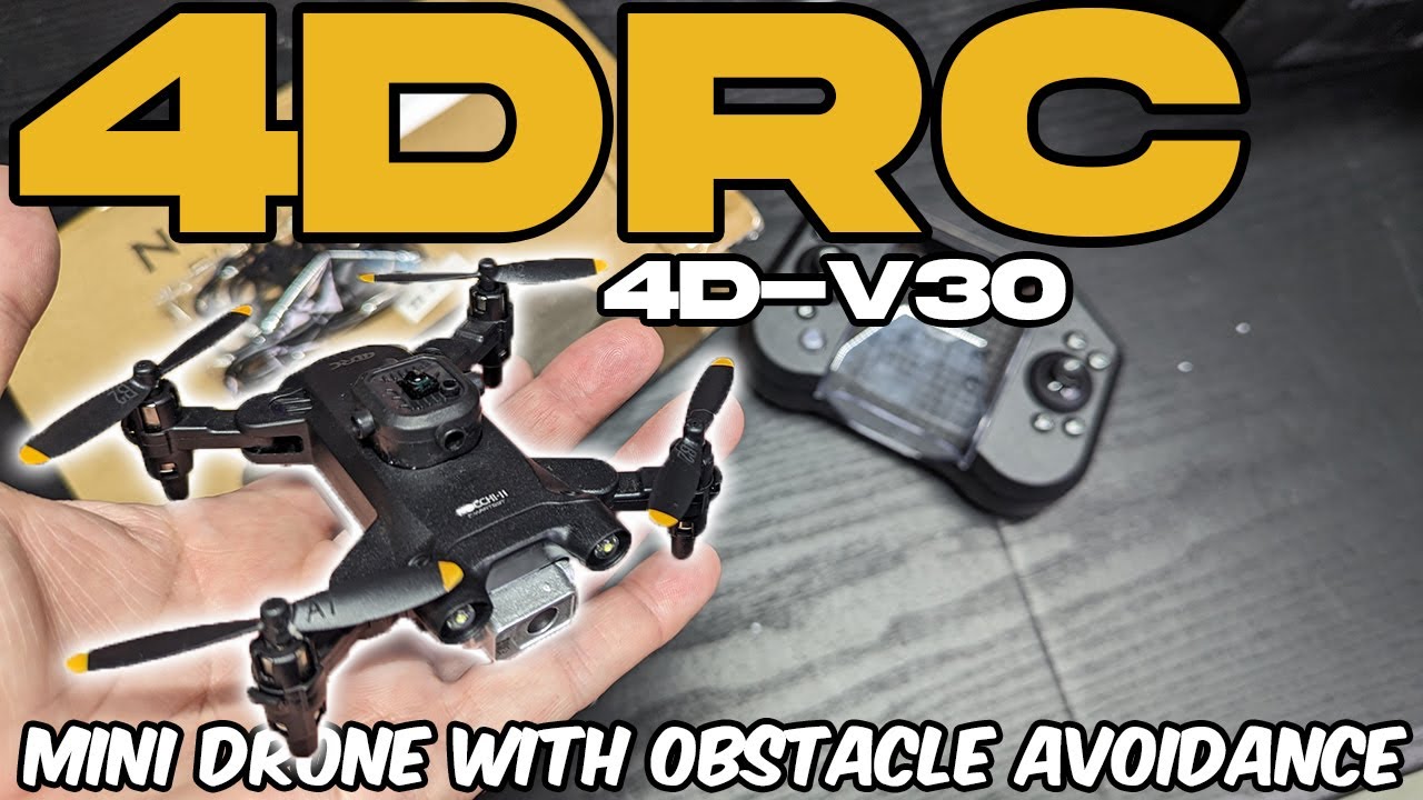 4DRC 4D-V30 Mini Drone with Obstacle Avoidance Review #4DRC