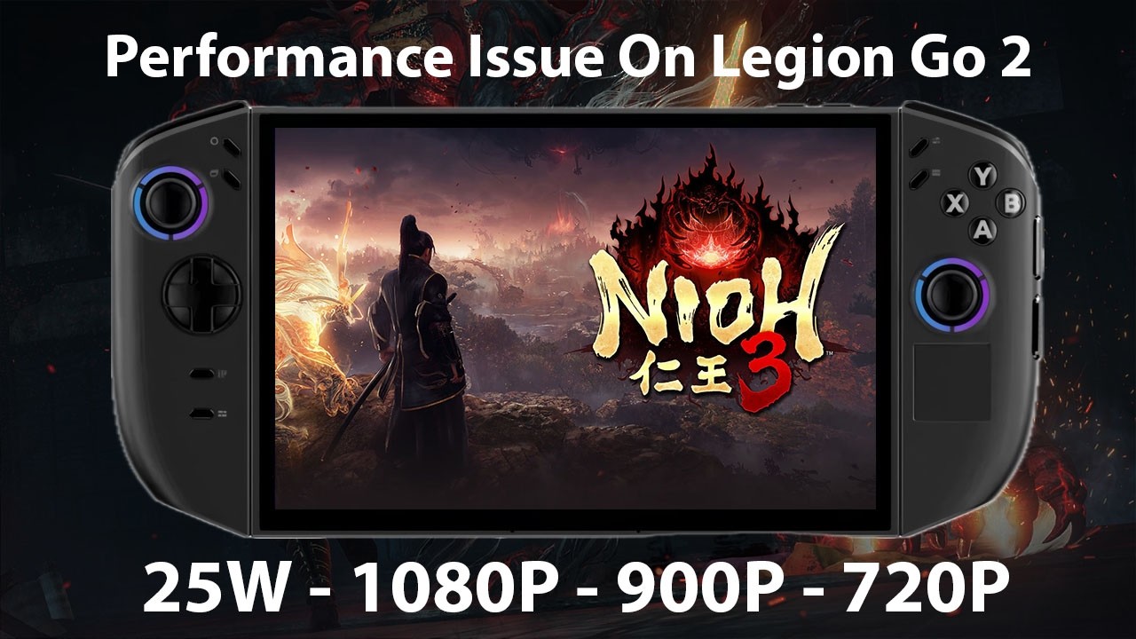 Lenovo Legion Go 2 - Nioh 3: Еще одна игра с ужасной производительностью