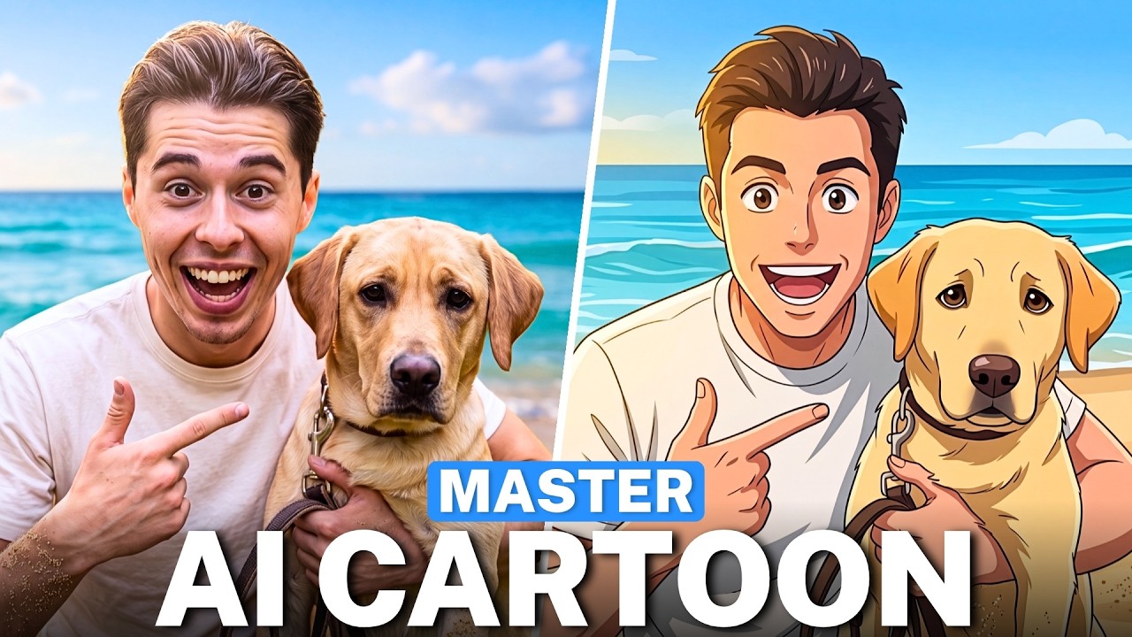 How to Turn Any Video into a Cartoon with AI!