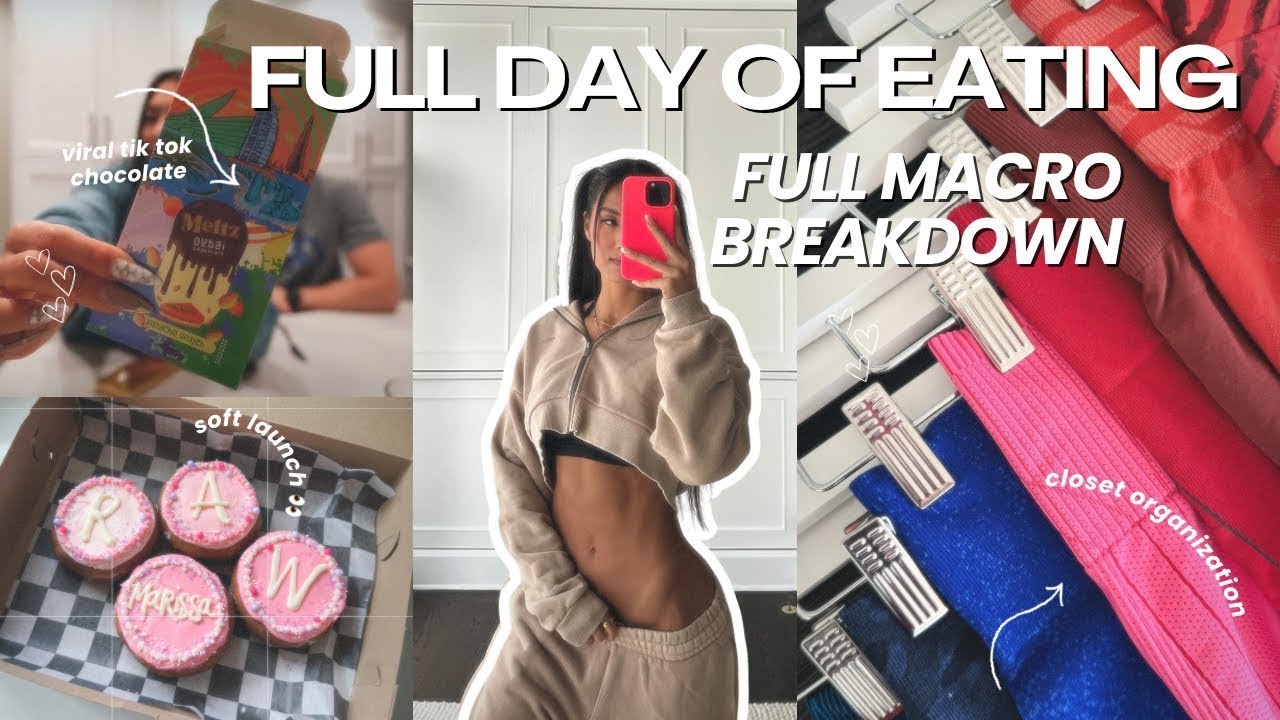 What I Eat to Stay Lean | my macros, spend the day with me, taste test with bae, unboxing
