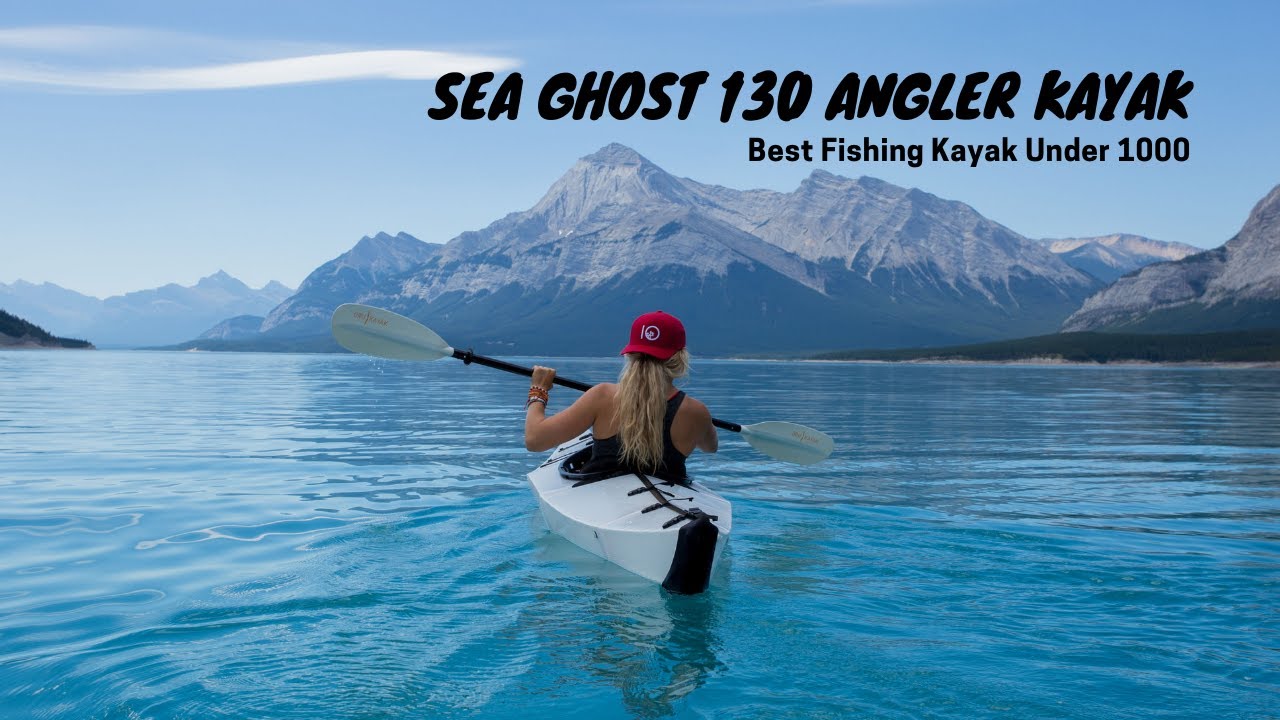 Vibe Sea Ghost 130 Angler Kayak Package - Best Fishing Kayak Under 1000 - Sit On Top Fishing Kayak