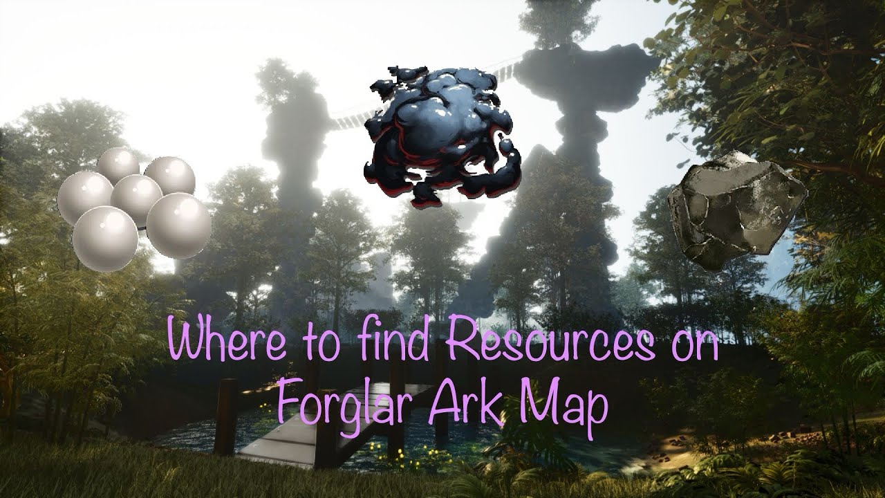Where to find resources on Forglar mod map ARK ASA