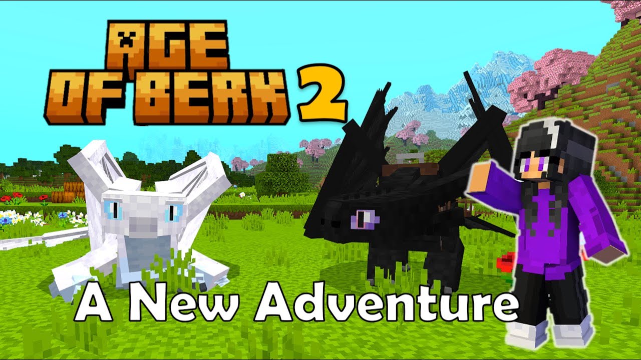 Age of Berk 2: В поисках Ночной Фурии-альбиноса / Как приручить дракона в Minecraft