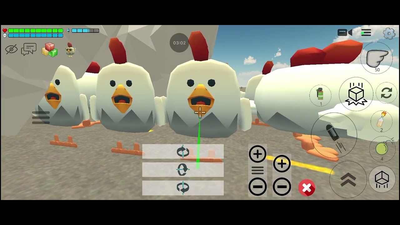 Зробити машину в chicken gun