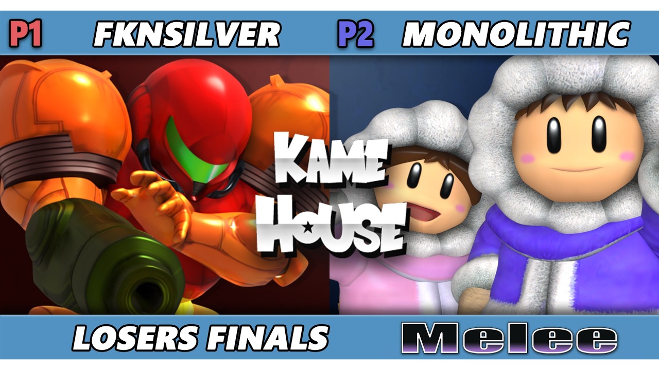 Kame House 148 LOSERS FINALS - Monolithic (Ice Climbers) Vs. fknsilver (Samus) Smash Melee - SSBM