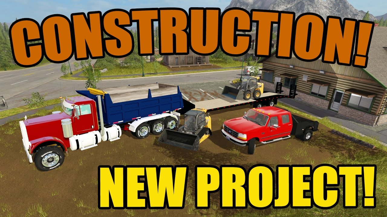 FARMING SIMULATOR 2017 | LANDSCAPING CONSTRUCTION | NEW PROJECT | MULTIPLAYER