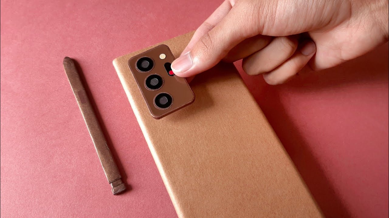 How to make Samsung Galaxy Note 20 Ultra from cardboard with S Pen