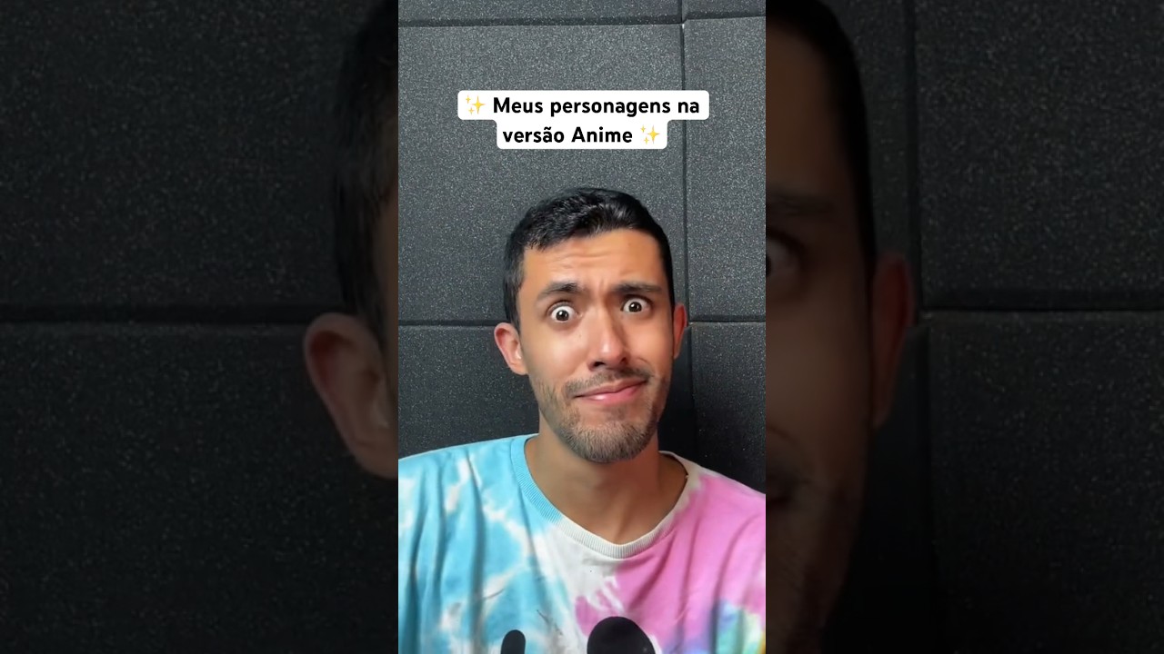 MEUS PERSONAGENS NA VERS&Atilde;O ANIME 😂