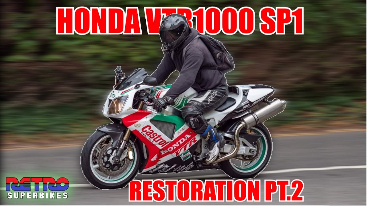 Реставрация мотоцикла Honda VTR1000 SP1, часть 2.