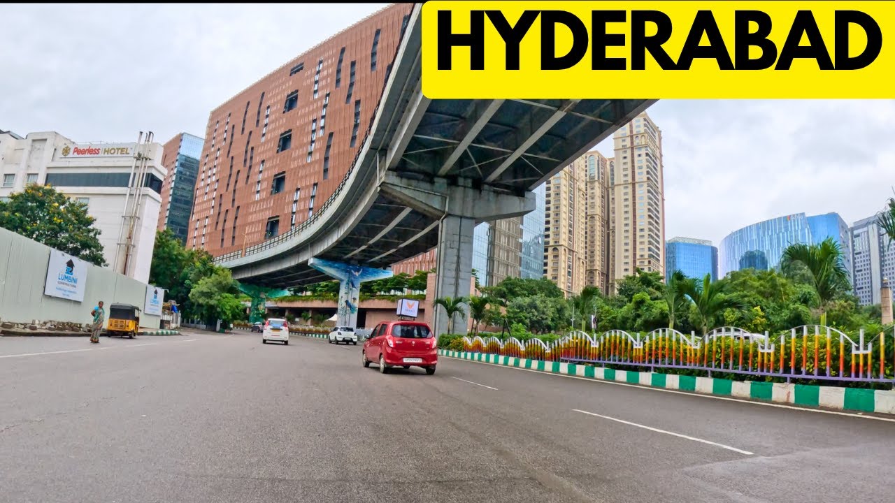 Hyderabad City in India | 4K Drive Tour