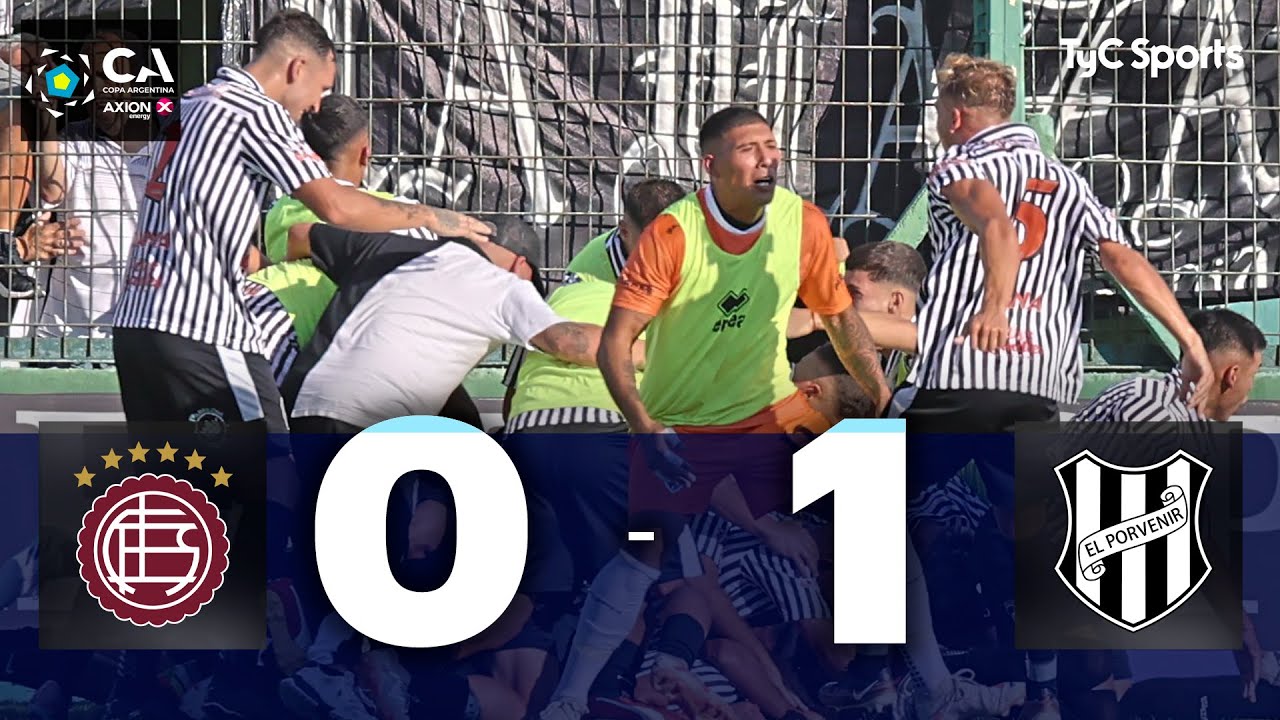 BATACAZO: Lanús 0 - 1 El Porvenir | Copa Argentina 2024 | 32avos de final