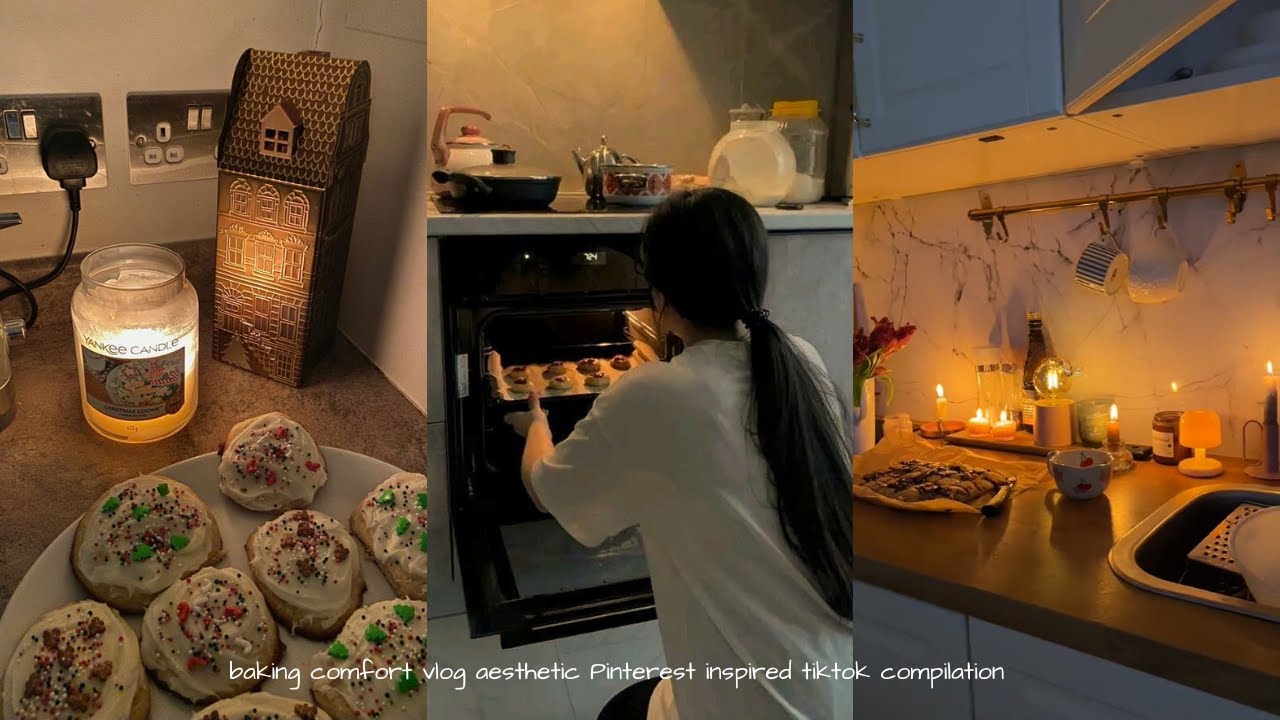 Baking comfort videos Pinterest inspired | Tiktok compilation