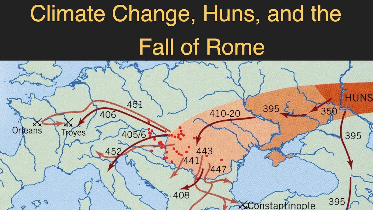 Did Climate Change force the Huns to Invade the Roman Empire?