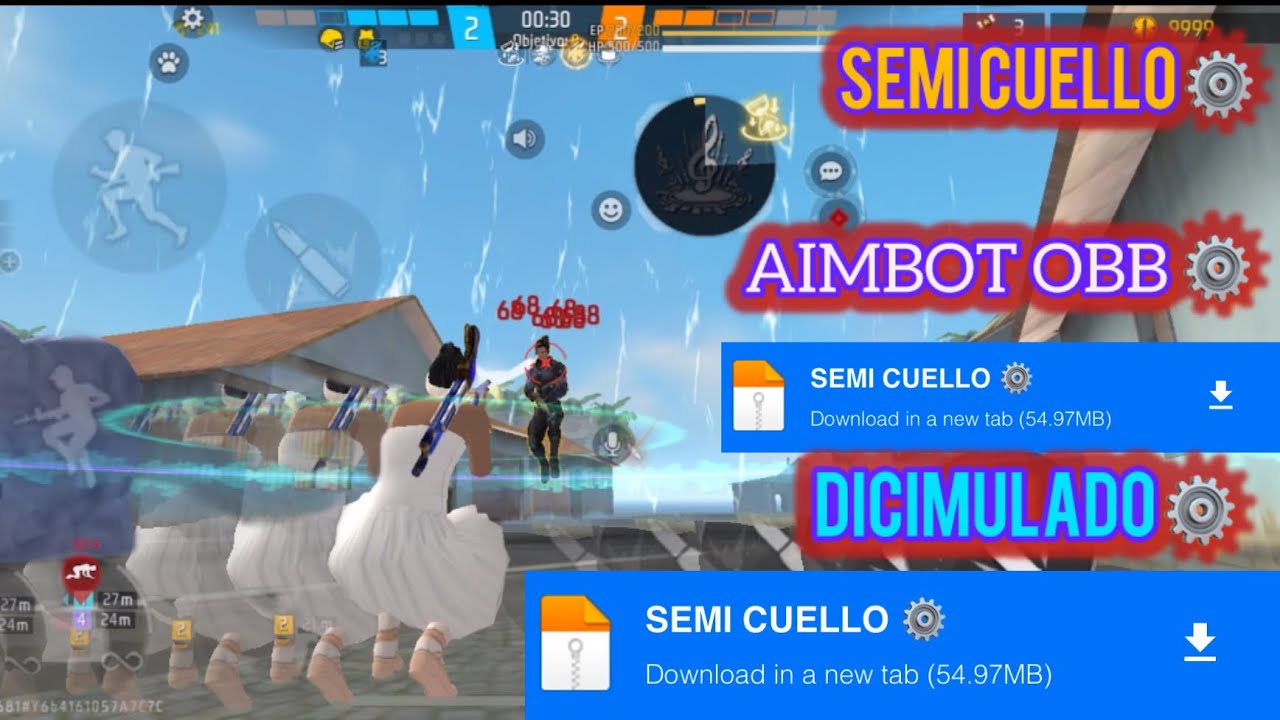 AIMBOT 100% SEMI CUELLO PARA ANDROID ⚙️