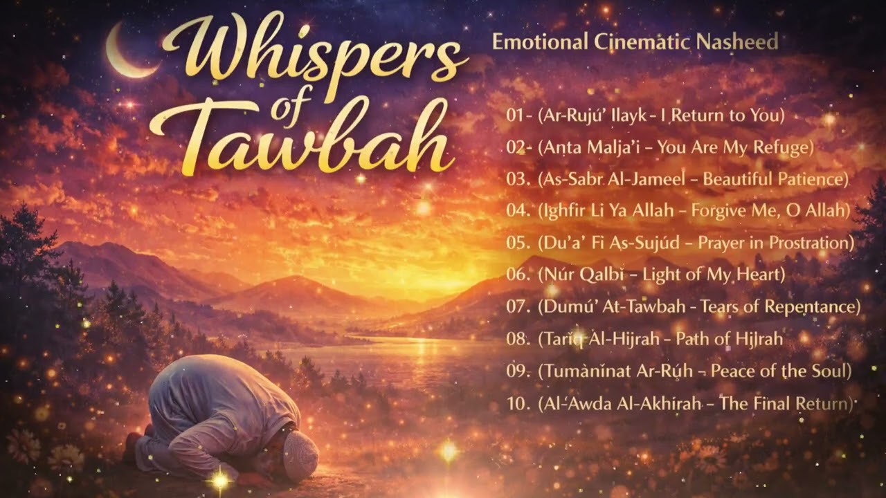 Whispers of Tawbah | Cinematic Nasheed Album | Repentance, Prayer, Forgiveness & Return to Allah