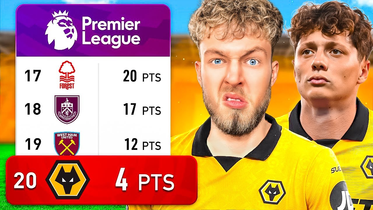 Zachránil Jsem Nejhorší Tým v Premier League...