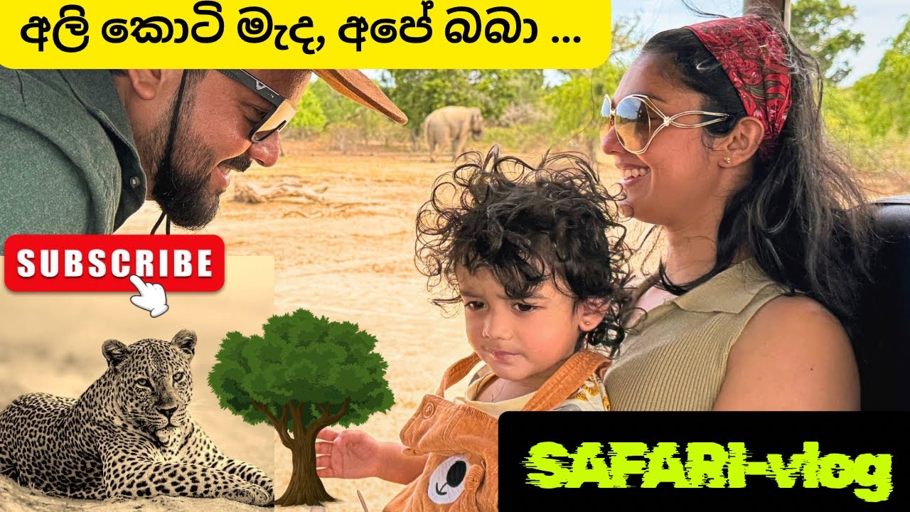 බබාගේ පලවෙනි සෆාරියේ වෙච්ච දේ!!! 😍🐆🐘🍃