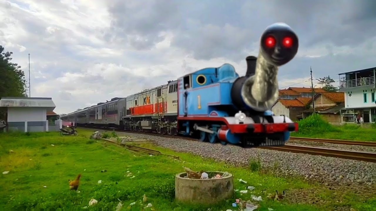 Disini Markas Telolet Kereta Api Tut Tut Tut Mirip James Henry Thomas & Friends