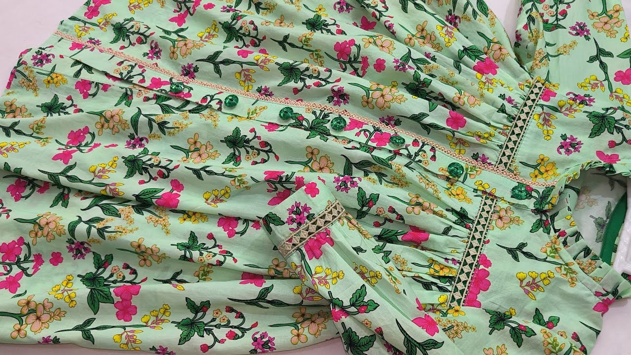 New stylish square yoke frock cutting and Stitching| new stylish yoke square frock design| StitchBay
