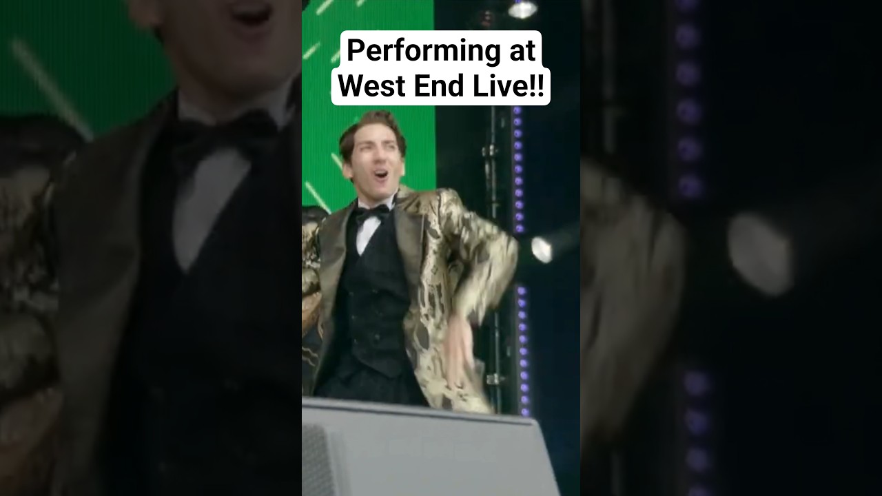 ✨Me and my wig performing at west end live 2025 💁&zwj;♂️✨#westendlive #gatsbymusical #greatgatsby